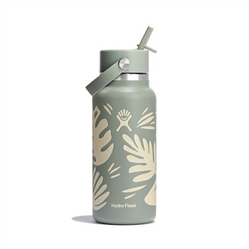 Wide Mouth w. Flex Straw Cap | 32 oz. (946mL)