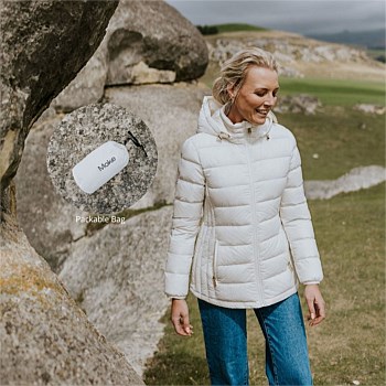 Lynnette Womens 90/10 Packable Jacket