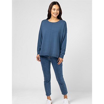 Halle Knit Top Blue