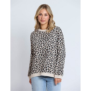 Newport Sweater Leopard