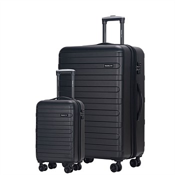 Travelite Rome 2pc Bundle 58cm + 78cm Black