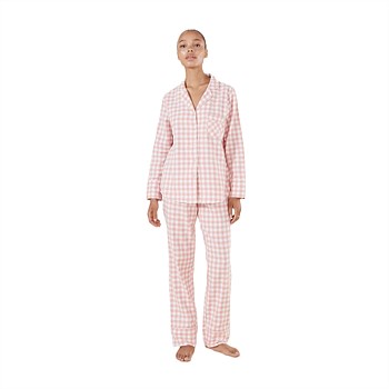Juliette Gingham Cotton PJ Set