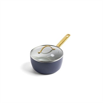 GreenPan Padova Navy Blue Covered Saucepan 18cm/2L