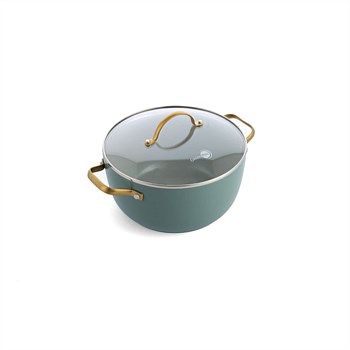 GreenPan Padova Smokey Blue Covered Casserole 24cm/4.7L
