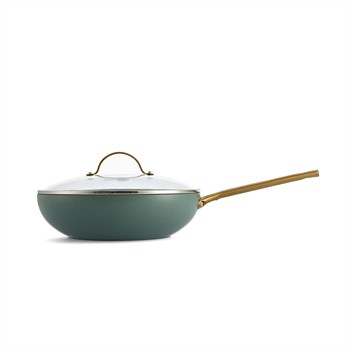 GreenPan Padova Smokey Blue Covered Wok 28cm/3.7L