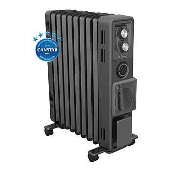 2.4kW Oil Free Column Heater w/ Timer & Turbo Fan