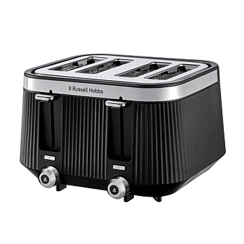 Bronte 4 Slice Toaster Black