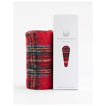 Alpaca Scarves - Red Pink and Purple shades