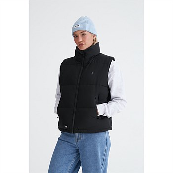 Womens Box Puffer Vest