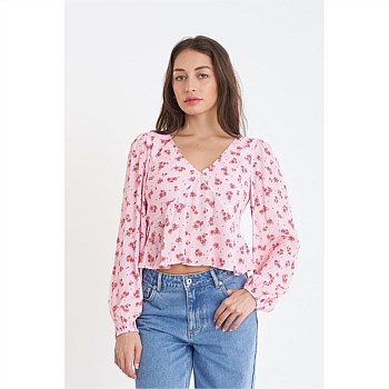 La Rosa Cleo Ls Top