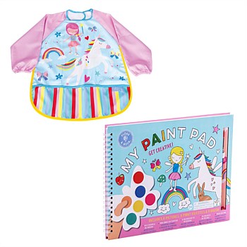 Apron and My Paint Pad - Rainbow Fairy