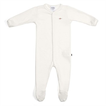 Merino Babygrow Cream Rose