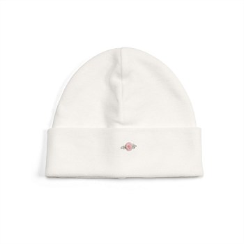 Merino Beanie Cream Rose