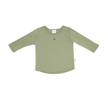 Merino LS Top Moss