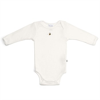 Merino LS Bodysuit Cream Bee