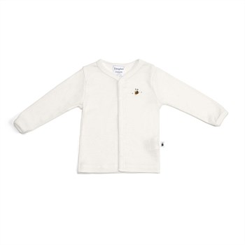Merino Cardigan Cream Bee