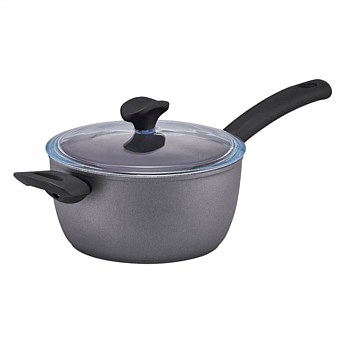 Per Benessere Ceramic Nonstick Induction Covered Saucepan with Helper Handle 20cm/2.9L