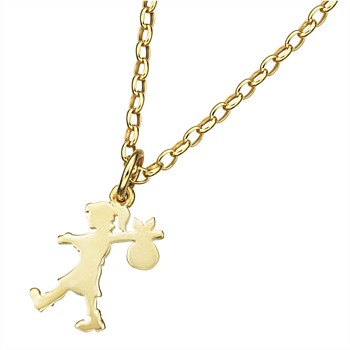 Runaway Girl Pendant Small