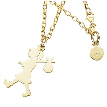 Large Runaway Girl Pendant