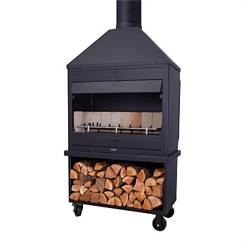 Tekapo Trolley Base Outdoor Wood Fire