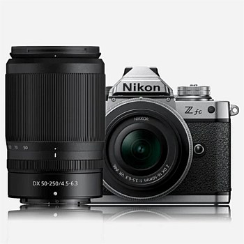 Nikon Z fc Mirrorless Camera with 16-50mm Lens & 50-250mm Telephoto Zoom Lens