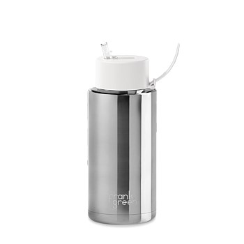 Stainless Steel Ceramic Lined Chrome Reusable Bottle - 1L  / 34oz