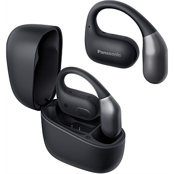 Open Ear True Wireless Headphones with IPX4 - Black