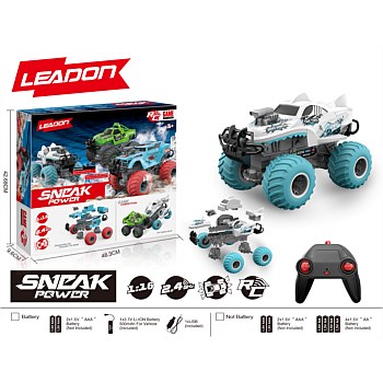 1:16 Remote Control Cross Country Collision Burst Vehicle
