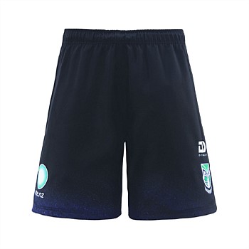 2025 New Zealand Warriors Mens Black Gym Short