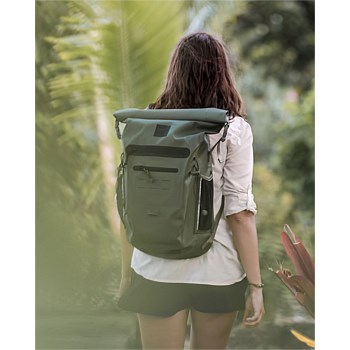 Adventure Waterproof Olive Green Backpack