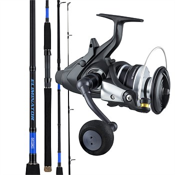 23 Free Swimmer BRLT 5000 & Eliminator Spinning Boat Fishing Rod and Reel Combo