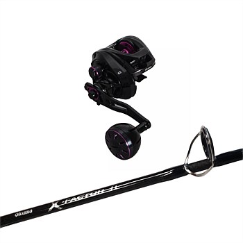 Multistriker 100 Baitcaster Reel & Okuma X-Factor II rod Slow Jig Fishing Set