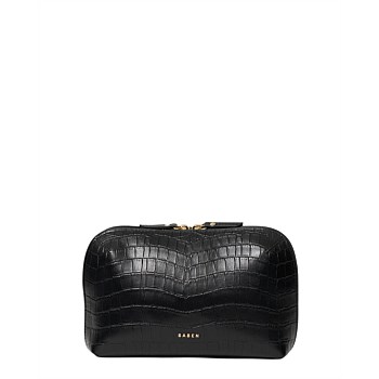 Tate Tech Pouch Black Croc