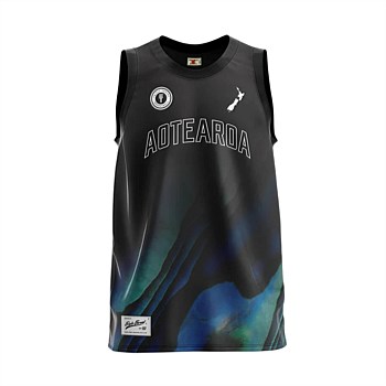 Paua Black Singlet