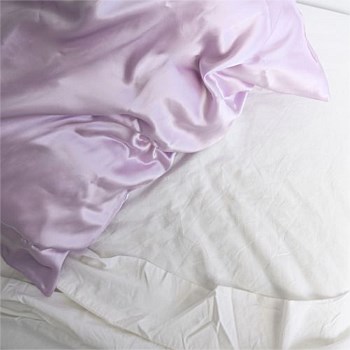 100% Pure Silk Pillowcase - Light Lilac