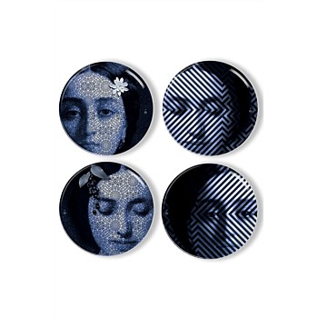 Small Porcelain Plates set of 4 - Osorio