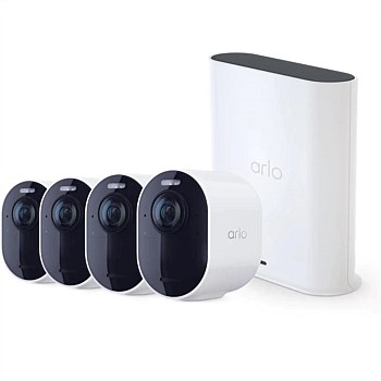 Arlo Ultra 3 4K Outdoor Security Camera - 4 Pack