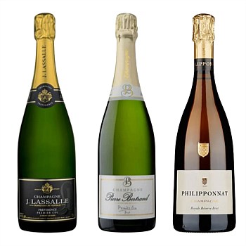 Champagne 3 Bottle Case