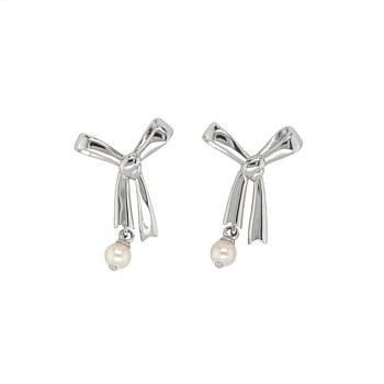 Pearl Bow Studs