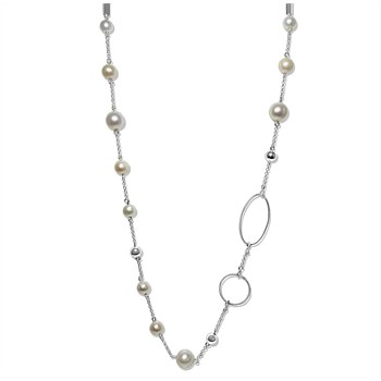 La Pierre Fresh Water Pearl Long Necklace