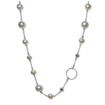 La Pierre Fresh Water Pearl Short Necklace