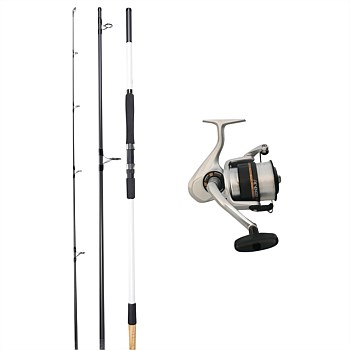 Revenger 80 Reel and Endurance Rod Surf Fishing Set with Line