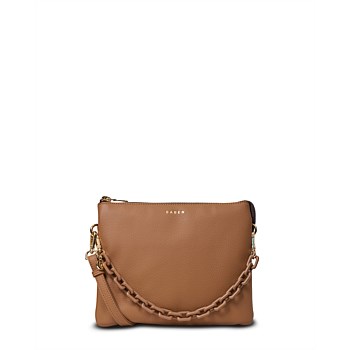 Matilda Crossbody Toffee + Tonal Chain