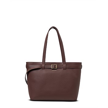 Tabby Shoulder Bag Espresso + Bronze