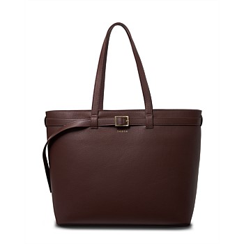 Tia Shoulder Bag Espresso + Bronze