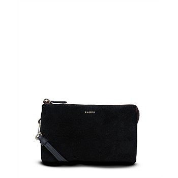 Tilly Crossbody Black Suede