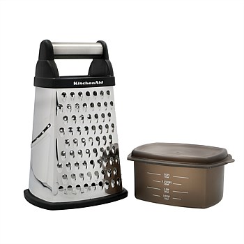 Stainless Steel Box Grater with Storage Container