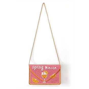 The Spritz Please Beaded Bag