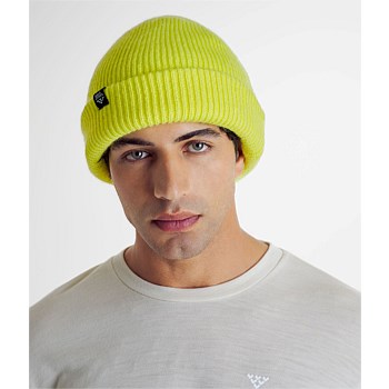 SKI URBAN Beanie Neon Yellow
