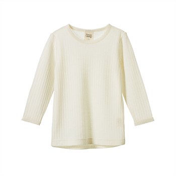 MER ESS L/S CLOUD TEE POINTELLE